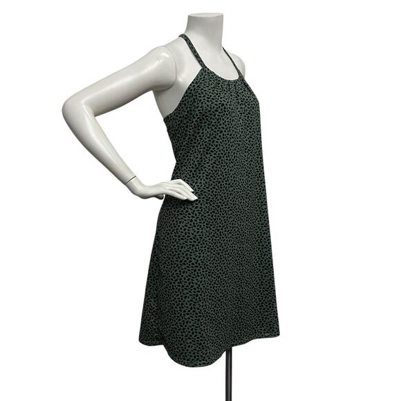 Eddie Bauer Womens S Sleeveless Racerback Sport Dress Green Black Black Outdoor - Picture 3 of 13